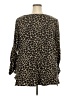 Terra & Sky Animal Print Brown Pullover Sweater Size 2X - photo 2
