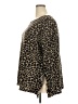 Terra & Sky Animal Print Brown Pullover Sweater Size 2X - photo 5