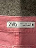 Zara Hearts Pink Denim Shorts Size 8 - photo 3