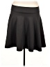 Made By Johnny 100% Polyester Solid Black Casual Skirt Size XL - photo 1