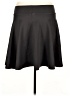 Made By Johnny 100% Polyester Solid Black Casual Skirt Size XL - photo 2