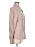 Express Solid Tan Long Sleeve Blouse Size 11 - 12 - photo 4