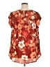 DR2 100% Polyester Orange Sleeveless Blouse Size XL - photo 2