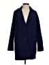 Doncaster Collection Blue Wool Coat Size 4 - photo 1