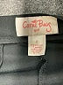 Coral Bay Solid Black Shorts Size 8 - photo 3