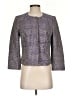 J.Crew Polka Dots Purple Silk Blazer Size 4 - photo 1
