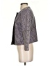J.Crew Polka Dots Purple Silk Blazer Size 4 - photo 5