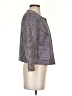 J.Crew Polka Dots Purple Silk Blazer Size 4 - photo 4