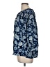 Creme Fraiche 100% Polyester Paisley Blue 3/4 Sleeve Blouse Size M - photo 5