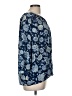 Creme Fraiche 100% Polyester Paisley Blue 3/4 Sleeve Blouse Size M - photo 4