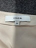Vince. 100% Polyester Solid Ivory Formal Skirt Size 00 - photo 4