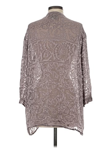 Biya 3/4 Sleeve Silk Top (view 2)