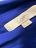 Ann Taylor LOFT 100% Polyester Blue Long Sleeve Blouse Size L - photo 7