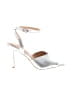 Lulus Metallic Silver Sandals Size 9 - photo 1