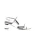 Via Spiga White Silver Sandals Size 6 1/2 - photo 1