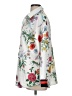 Unbranded 100% Polyester Floral Ivory 3/4 Sleeve Blouse Size M - photo 5
