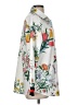Unbranded 100% Polyester Floral Ivory 3/4 Sleeve Blouse Size M - photo 4