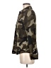Runway Paris Camo Brown Long Sleeve Button-Down Shirt Size M - photo 5