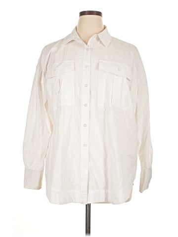 New York & Company Long Sleeve Button-Down Shirt (view 1)
