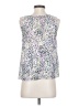 Simply Styled 100% Polyester Silver Sleeveless Blouse Size S - photo 2
