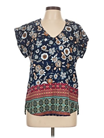 Sweet Rain Short Sleeve Blouse (view 1)