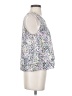 Simply Styled 100% Polyester Silver Sleeveless Blouse Size S - photo 4