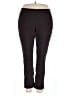 Westbound Solid Black Brown Active Pants Size 22 - photo 1
