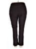 Westbound Solid Black Brown Active Pants Size 22 - photo 2