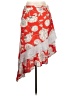 Jaase 100% Rayon Red Formal Skirt Size L - photo 2