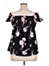 Love Streak Black Short Sleeve Blouse Size XL - photo 2
