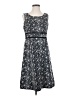 Talbots 100% Polyester Tweed Gray Cocktail Dress Size 4 - photo 1