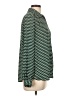 H&M 100% Polyester Polka Dots Green Long Sleeve Blouse Size 10 - photo 4