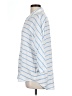 Chico's Stripes Blue 3/4 Sleeve Button-Down Shirt Size Lg (2) - photo 5