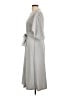 Unbranded 100% Polyester Gray Casual Dress Size L - photo 5