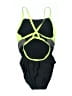 Speedo Color Block Green One Piece Swimsuit Size Lg (36) - photo 2