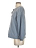 Ofeefan Blue Long Sleeve Top Size S - photo 5