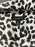 Talbots 100% Polyester Animal Print Silver Long Sleeve Blouse Size XL - photo 7