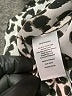 Talbots 100% Polyester Animal Print Silver Long Sleeve Blouse Size XL - photo 8