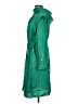 Coach 100% Viscose Green Trenchcoat Size 10 - photo 5