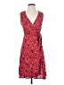 Universal Thread 100% Rayon Print Red Casual Dress Size XS - photo 1