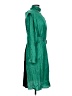 Coach 100% Viscose Green Trenchcoat Size 10 - photo 4
