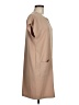 Bobeau Solid Tan Casual Dress Size M - photo 4