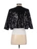 Aqua 100% Polyester Black Blazer Size S - photo 2