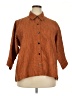 Coldwater Creek 100% Polyester Brown Coat Size 2X - photo 1