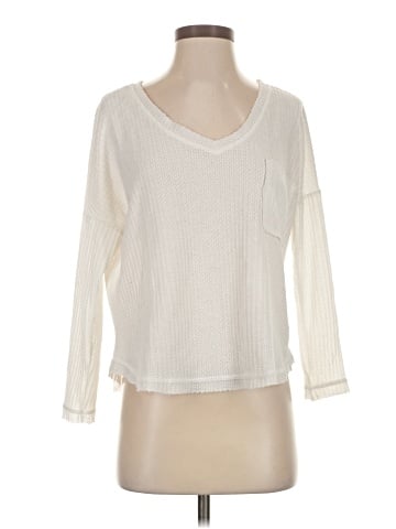 Aqua 3/4 Sleeve Top (view 1)