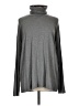 Max Mara Solid Gray Long Sleeve Turtleneck Size L - photo 1