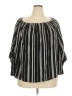 Lane Bryant Black 3/4 Sleeve Blouse Size 22 - 24 Plus - photo 1