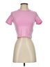 Zara Pink Short Sleeve Turtleneck Size S - photo 1