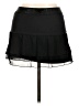 Assorted Brands Solid Black Casual Skirt Size L - photo 1
