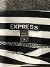 Express Stripes Black Casual Skirt Size 4 - photo 4